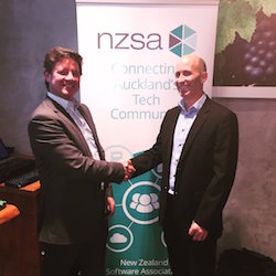 Roger Ford and Graeme Muller, Chief Executive - NZTech